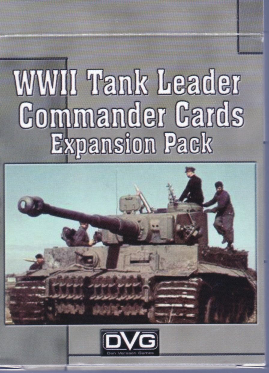 Coperta WWII Tank Leader Commander Cards
