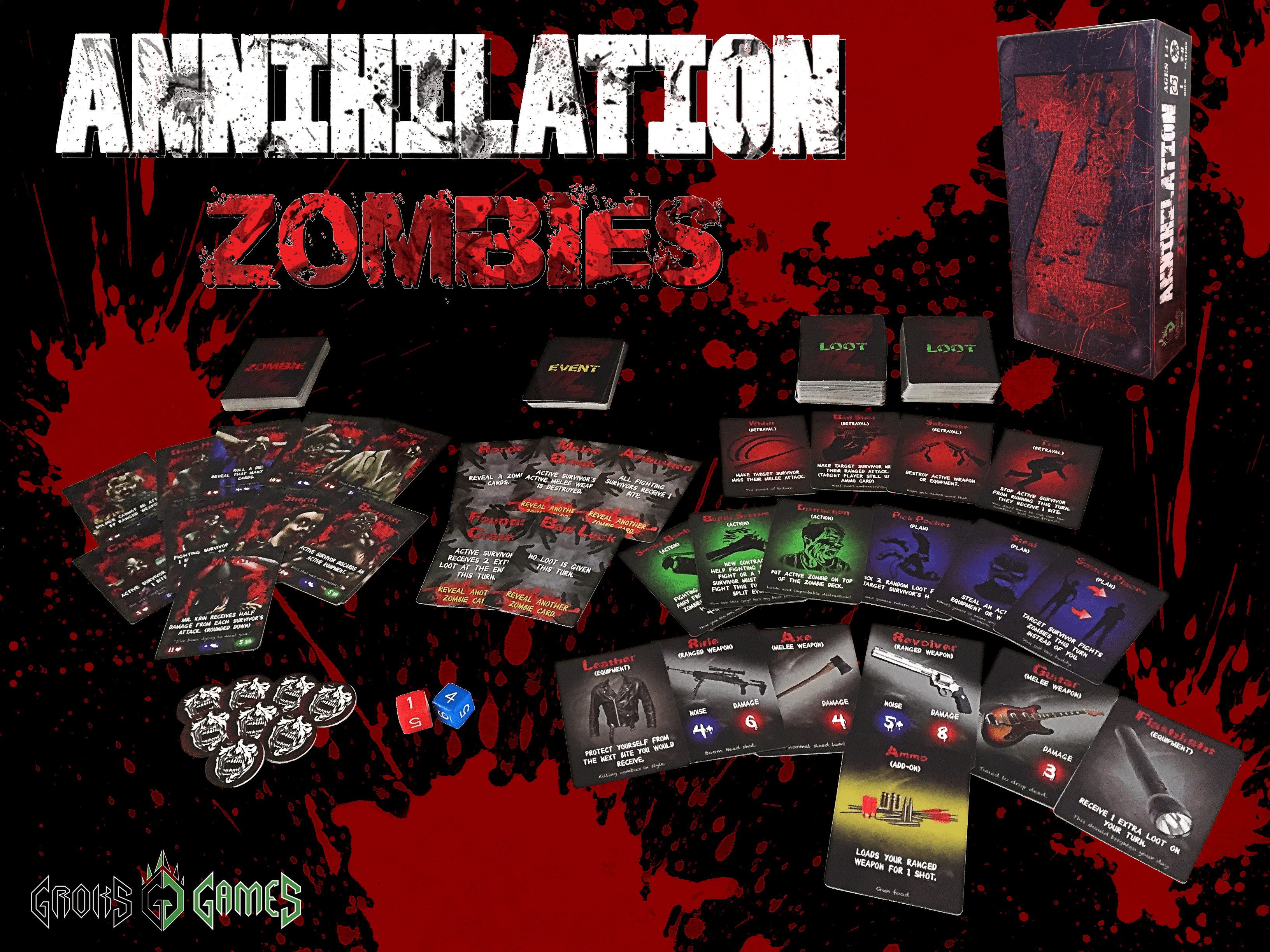 Annihilation Zombies box art