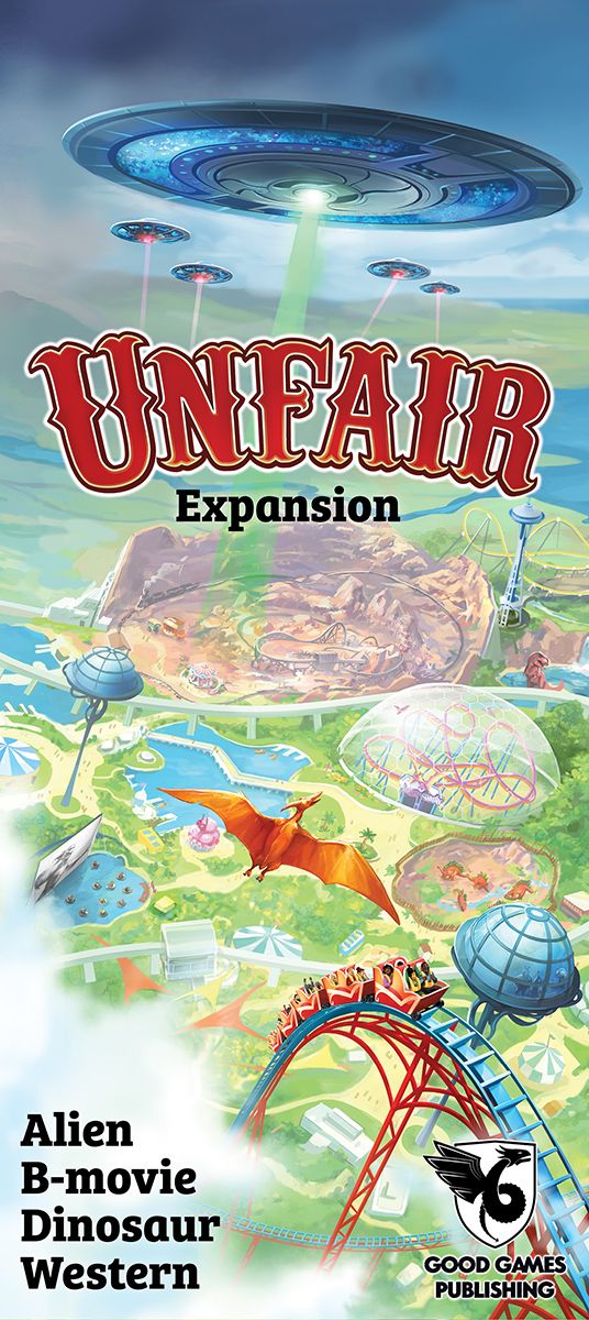 Unfair: Alien B-movie Dinosaur Western Expansion box art