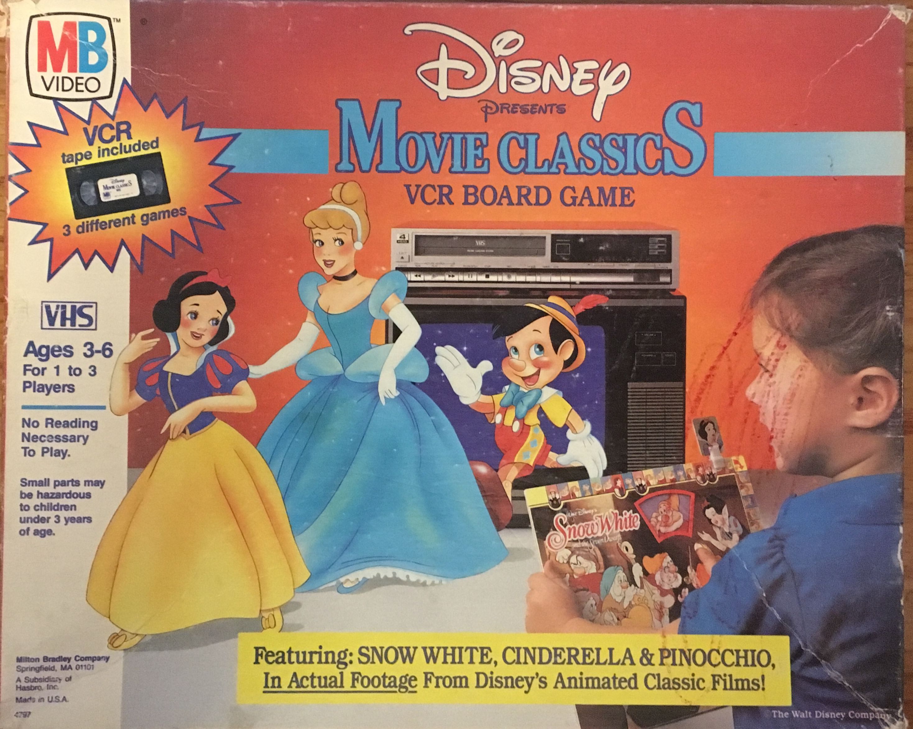 Coperta Disney Presents Movie Classics VCR Board Game