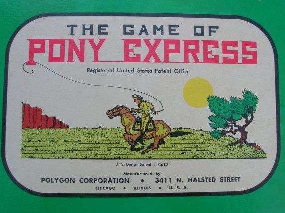The Game of Pony Express box art