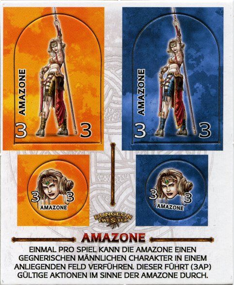 Dungeon Twister: Amazone box art