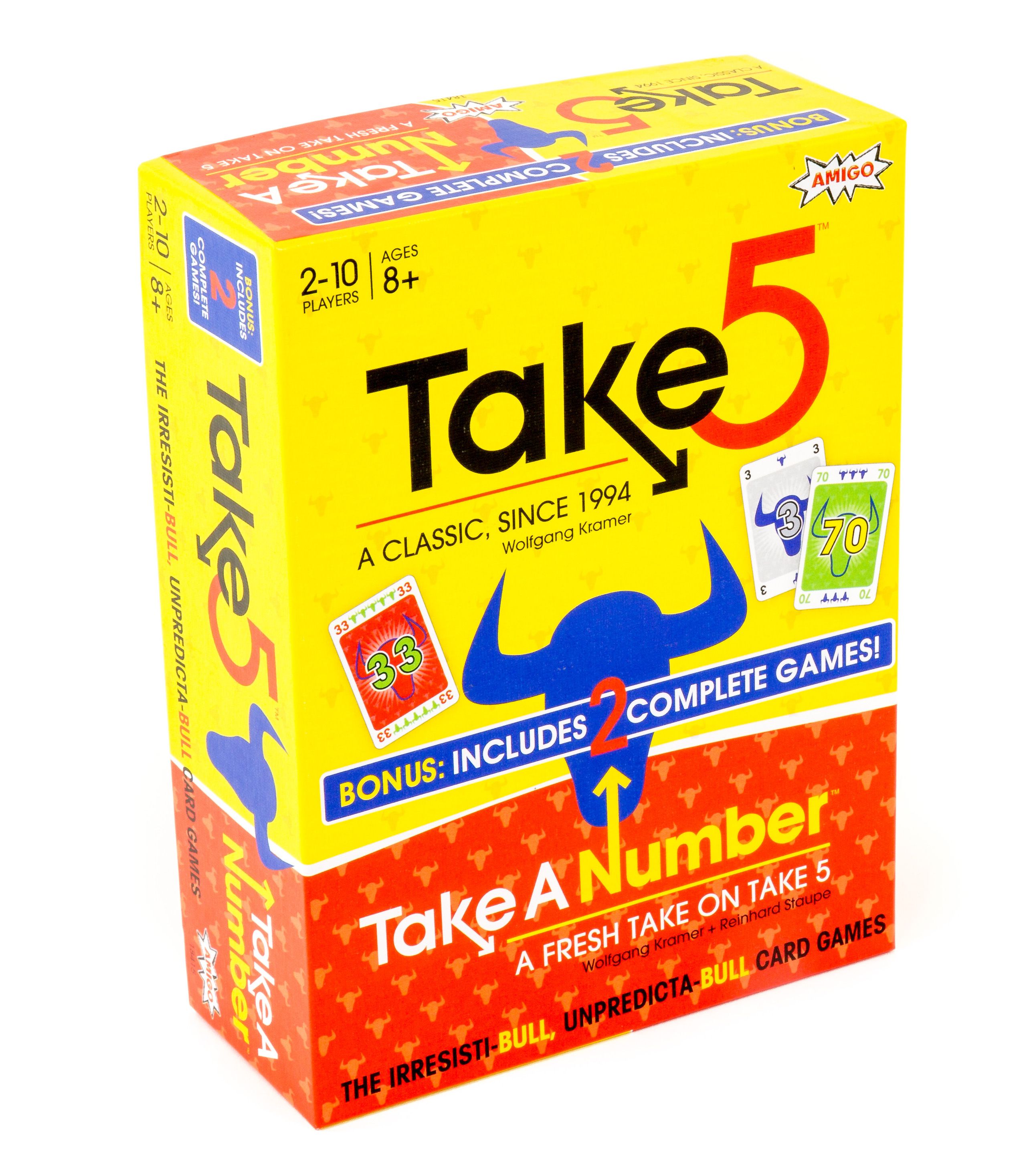 Take 5 & Take A Number box art