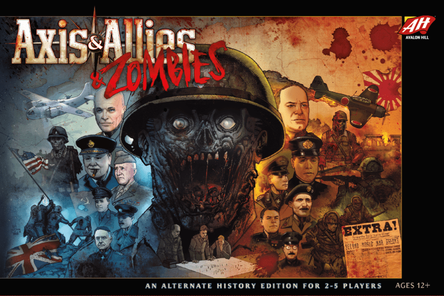 Axis & Allies & Zombies box art