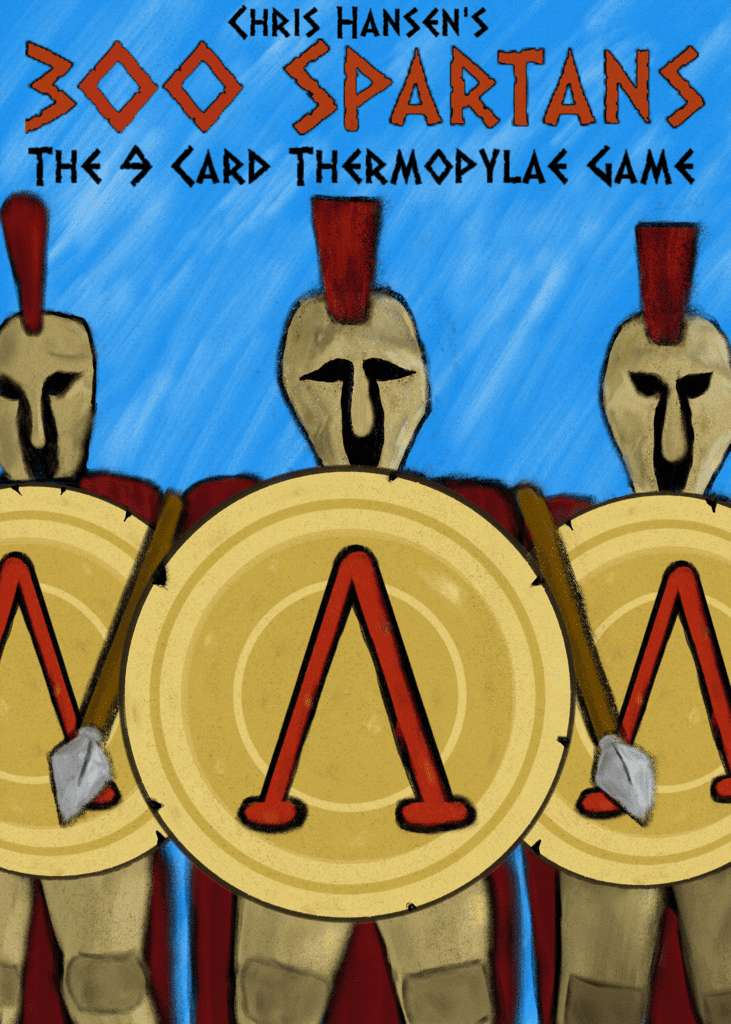 300 Spartans: The 9 Card Thermopylae Game doboz