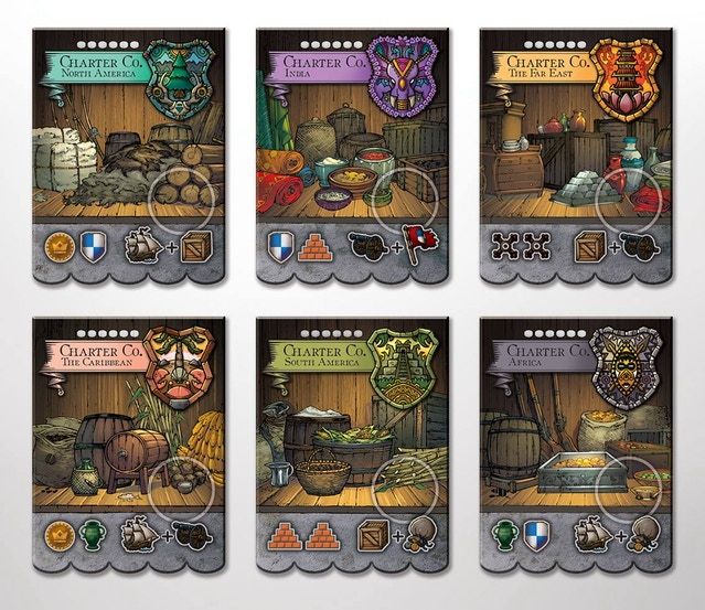 Coperta Endeavor: Age of Sail – Charter Companies Mini-Expansion