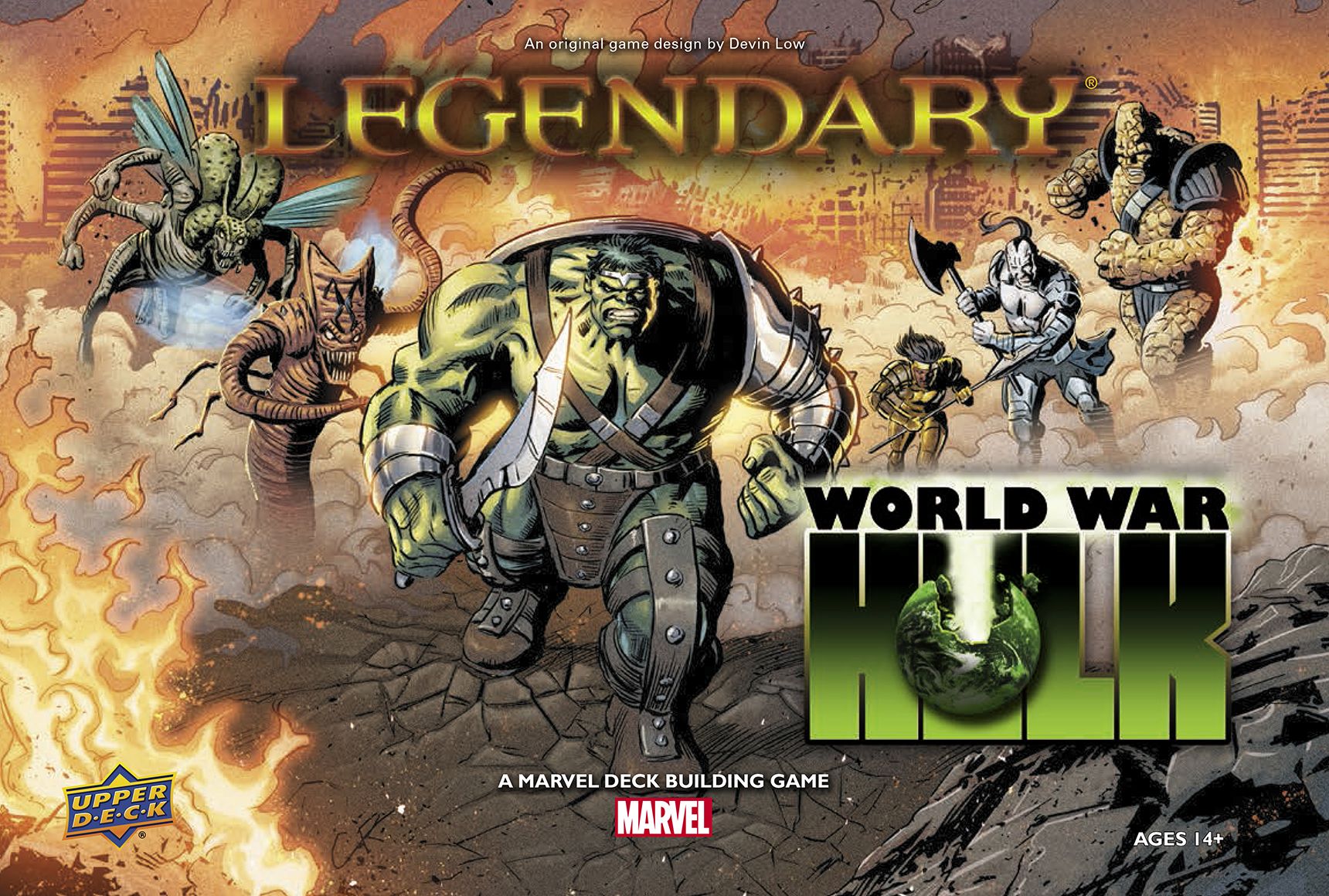 Coperta Legendary: A Marvel Deck Building Game – World War Hulk