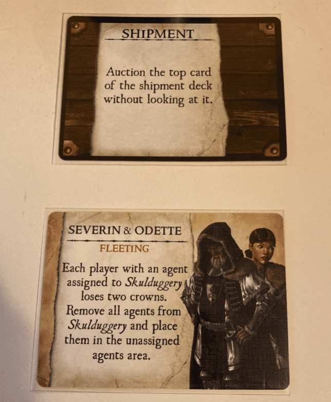 Mercante: Shipment & Fleeting Promo Cards box art