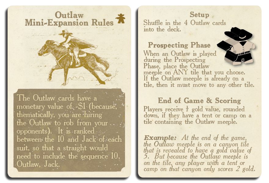 End of the Trail: Outlaw Mini-Expansion box art