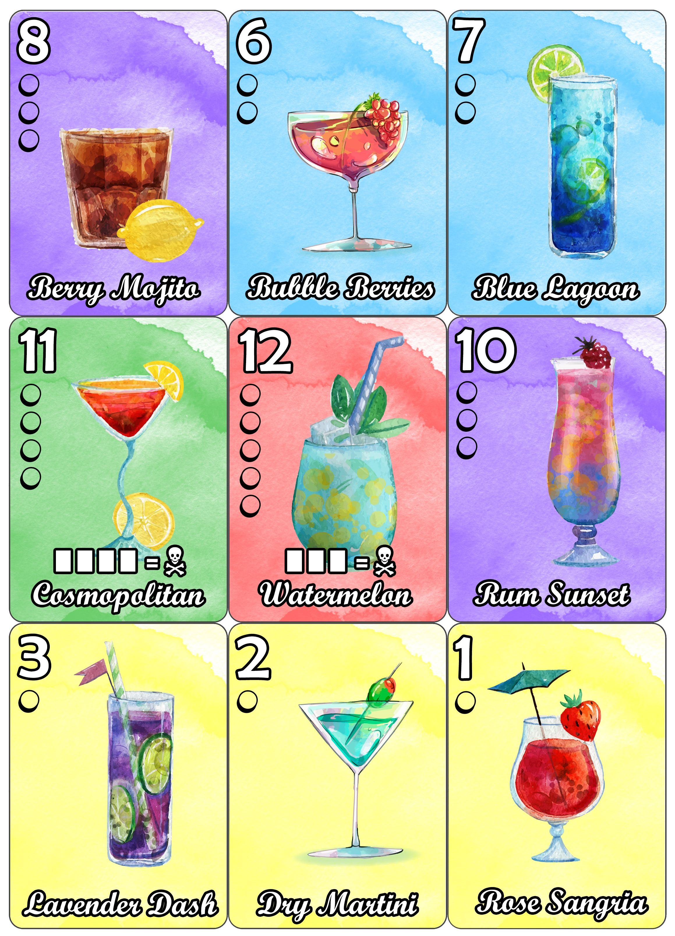 Cocktails box art
