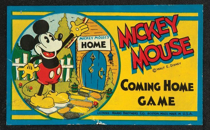 Mickey Mouse Coming Home Game doboz