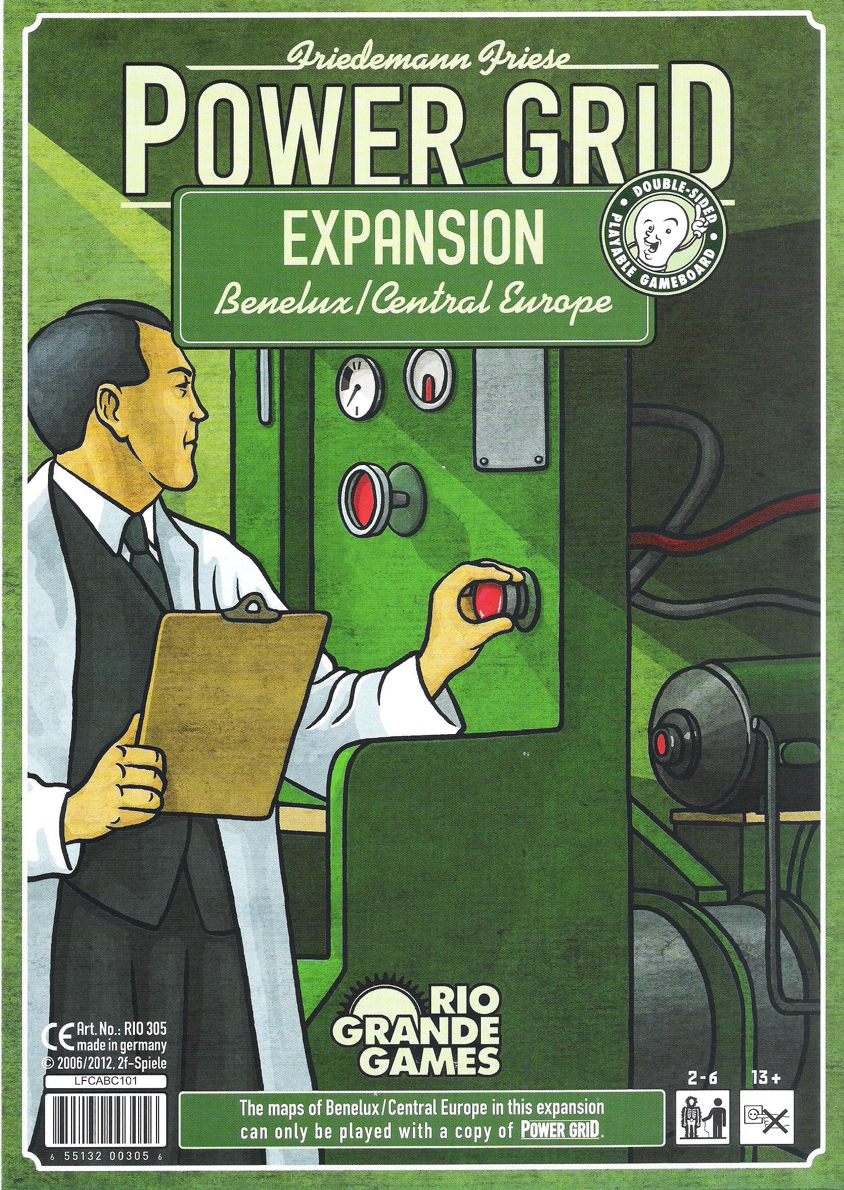Power Grid: Benelux/Central Europe box art