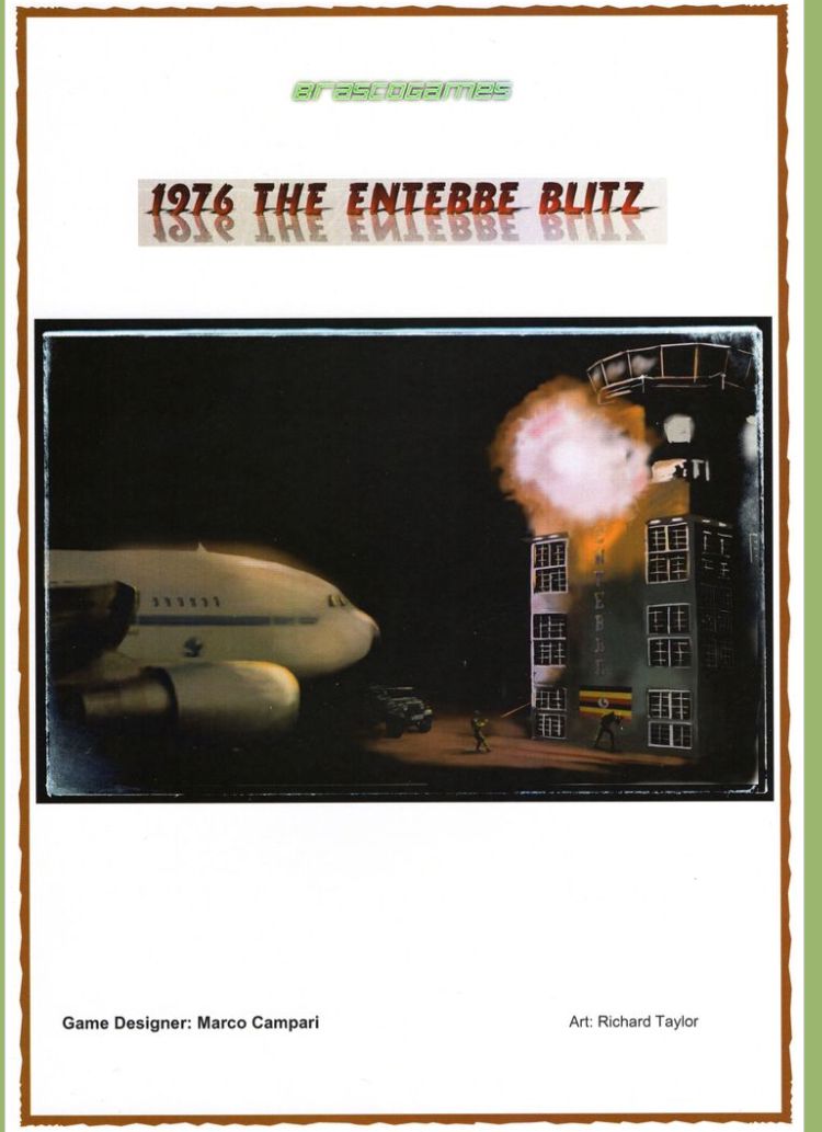 1976 The Entebbe Blitz box art