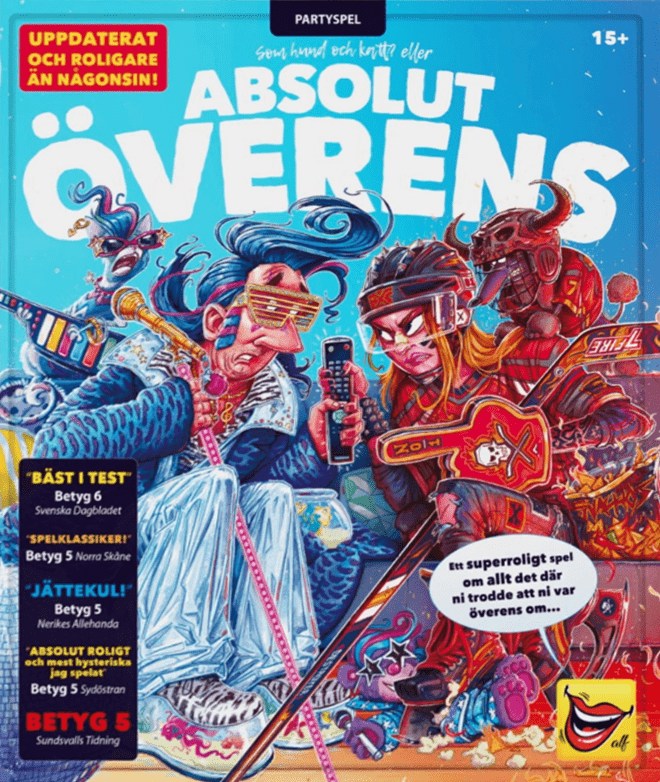 Absolut överens box art