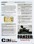 Panzer (Second Edition): C3i #27 Scenarios