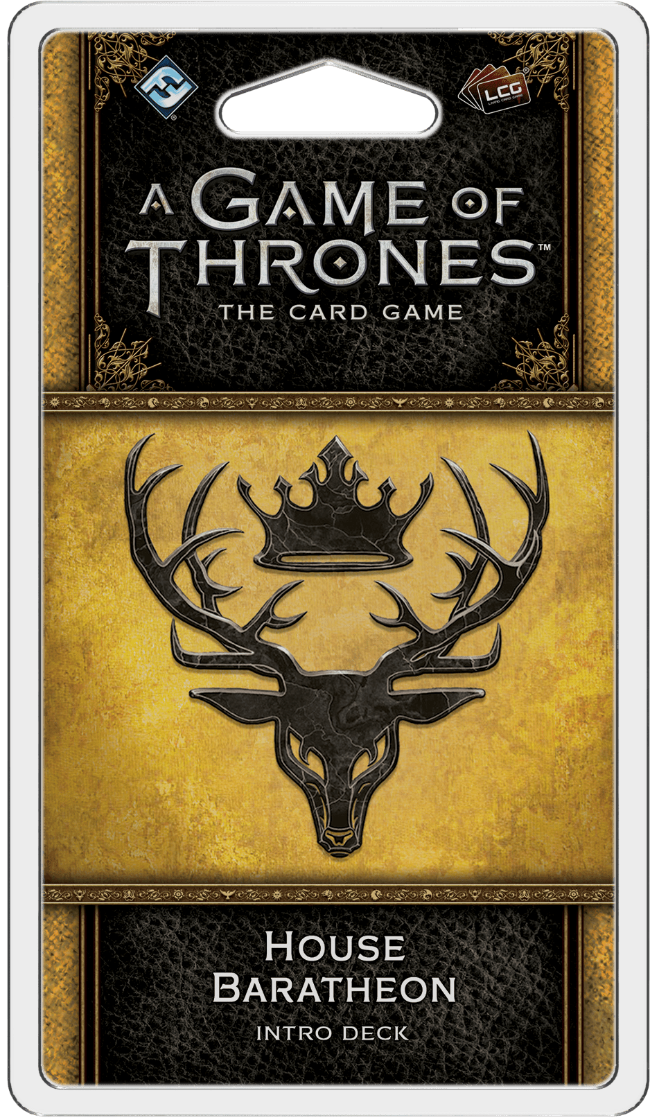 A Game of Thrones: The Card Game (Second Edition) – House Baratheon Intro Deck doboz