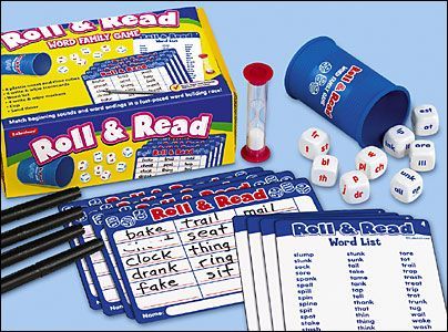 Roll and Read Word Family Game doboz