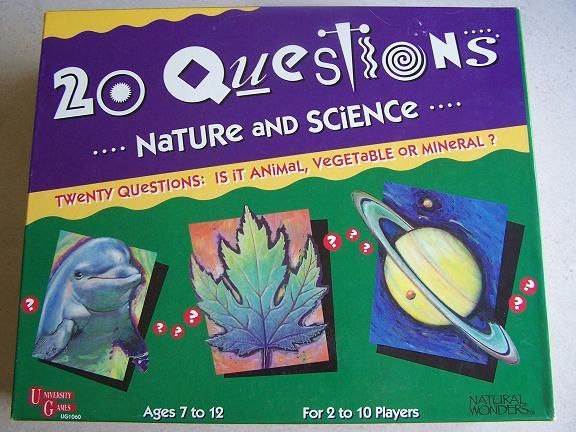 Coperta 20 Questions: Nature and Science
