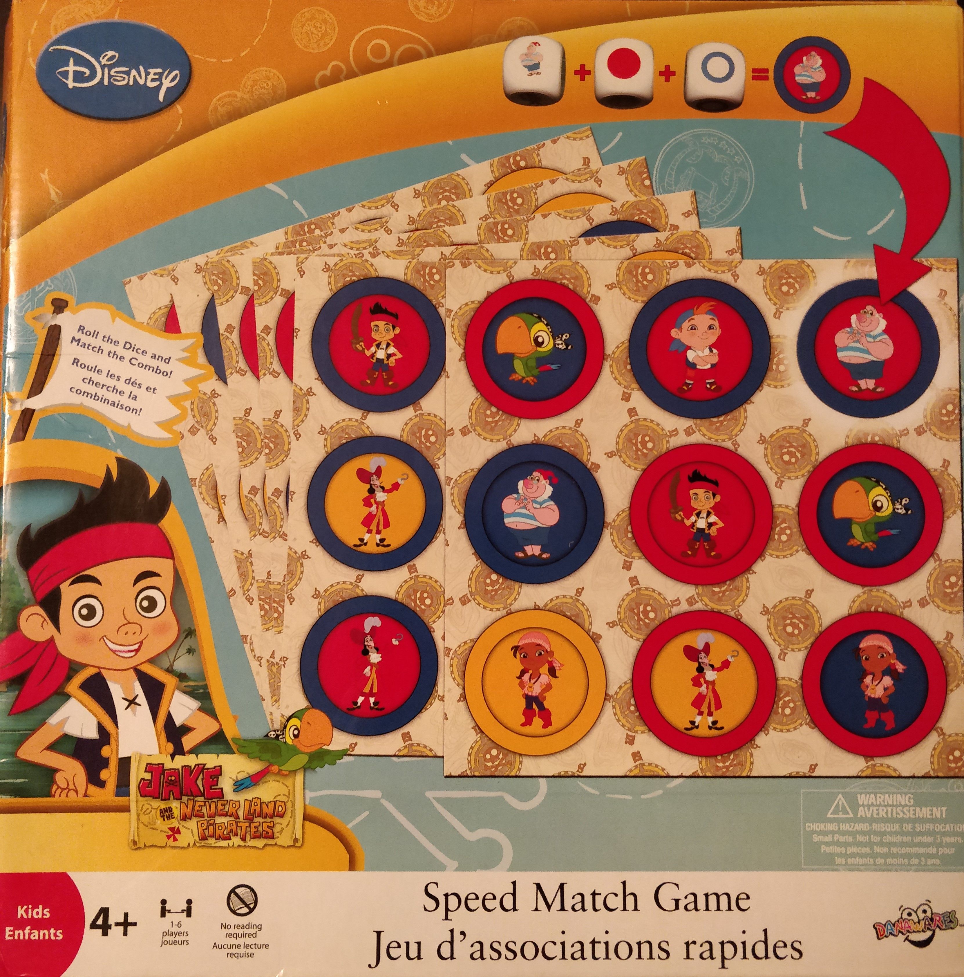 Jake and the Never Land Pirates: Speed Match Game doboz