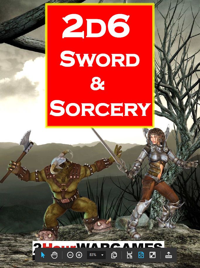 Coperta 2d6 Sword & Sorcery