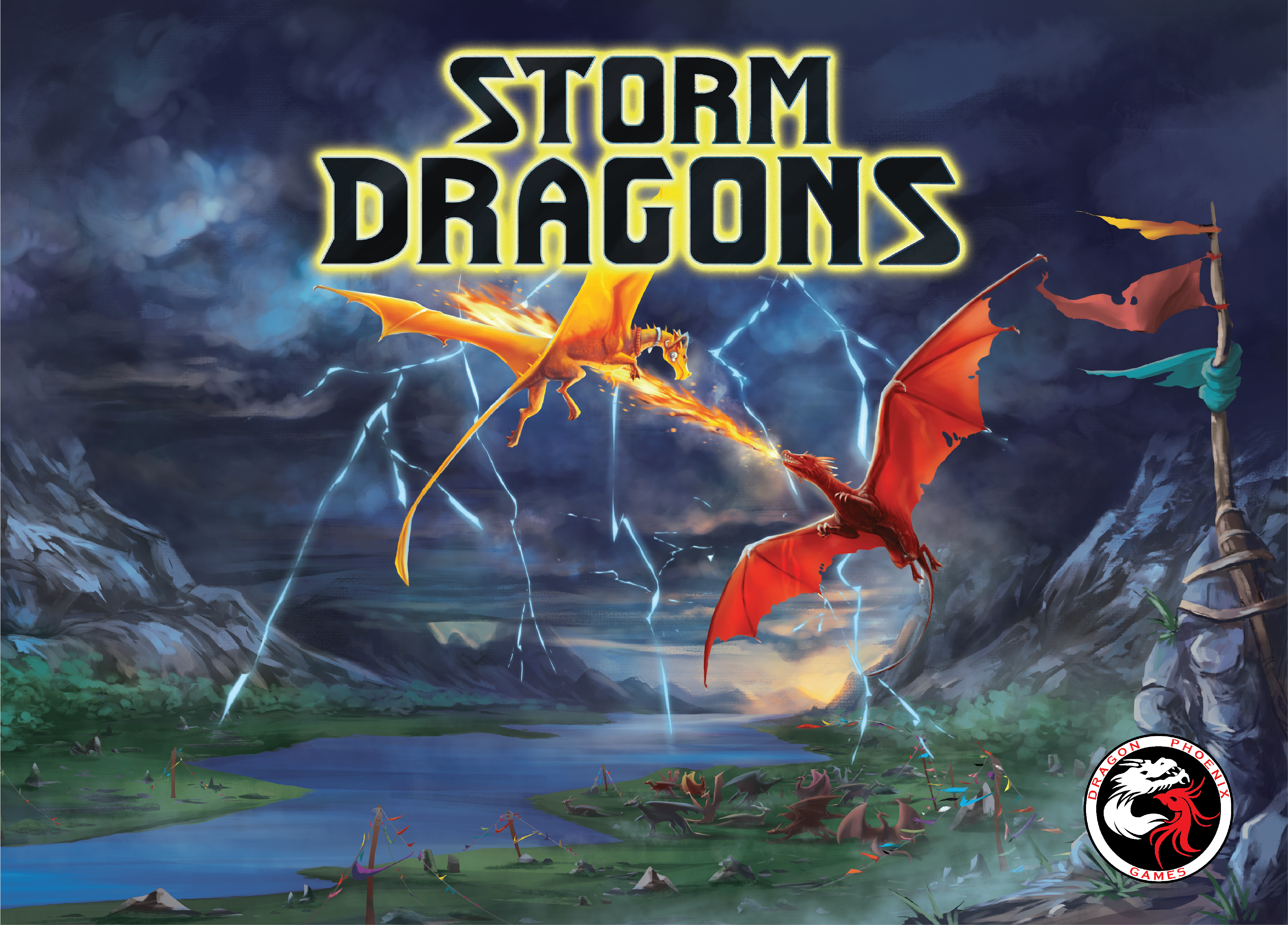 Coperta Storm Dragons