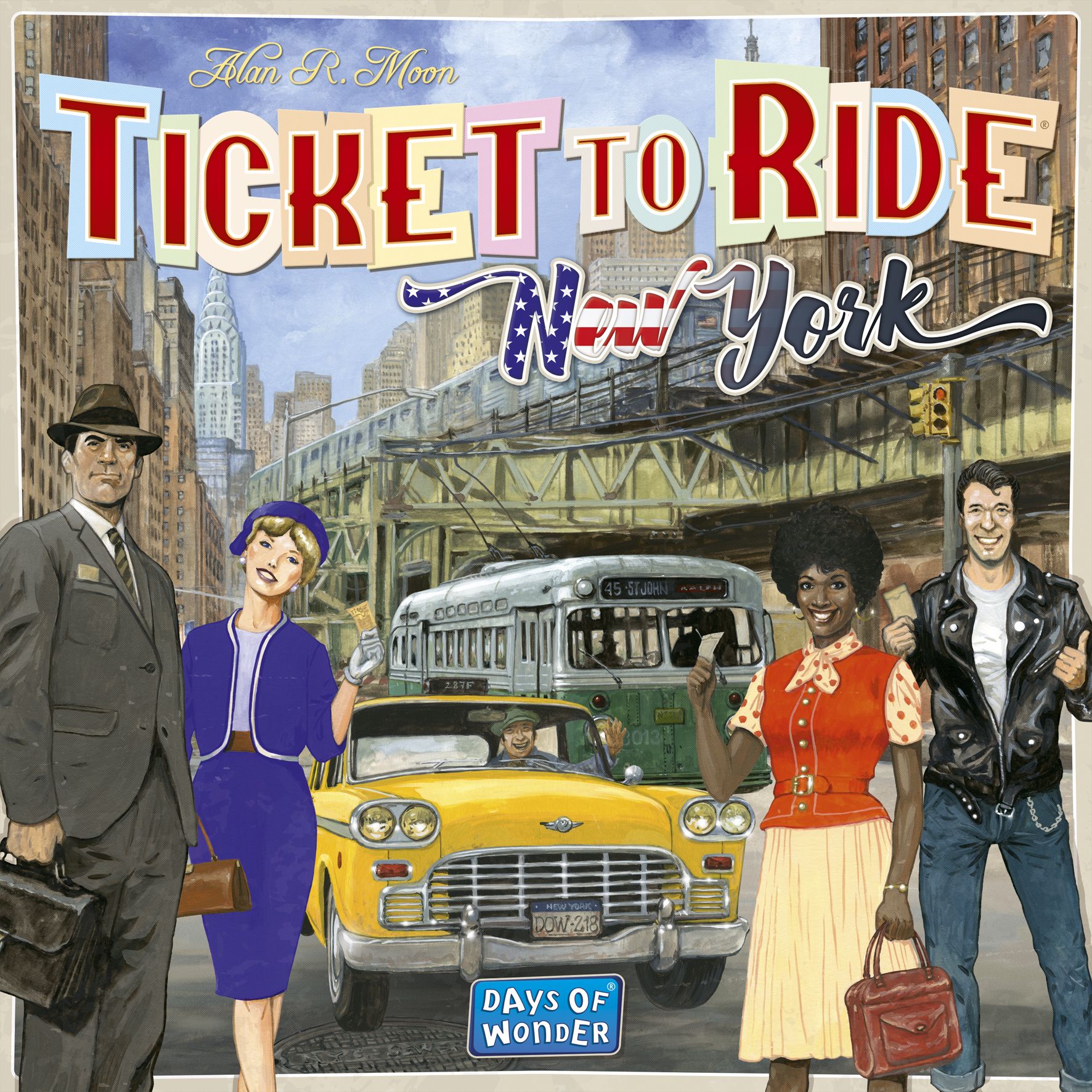 Ticket to Ride: New York box art