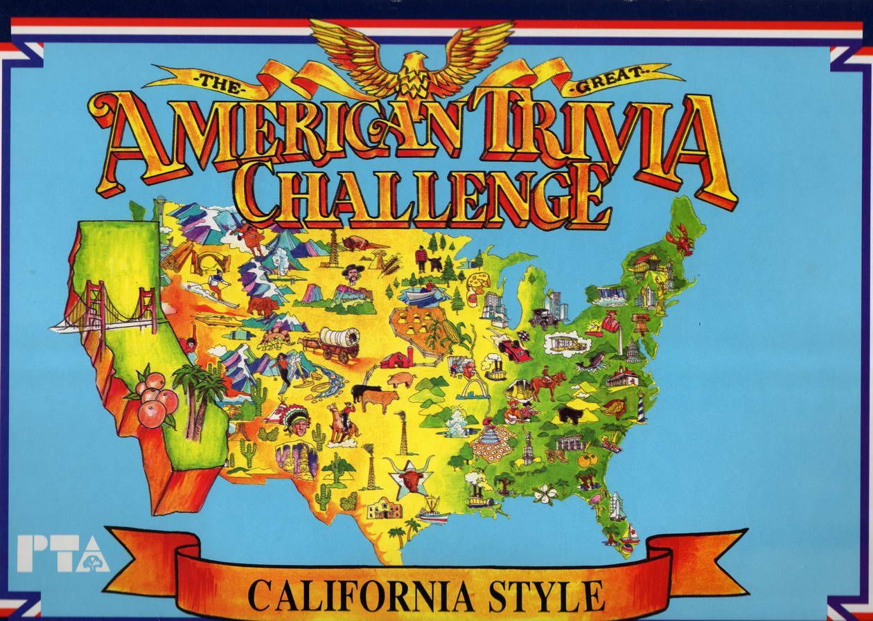 American Trivia Challenge California Style doboz
