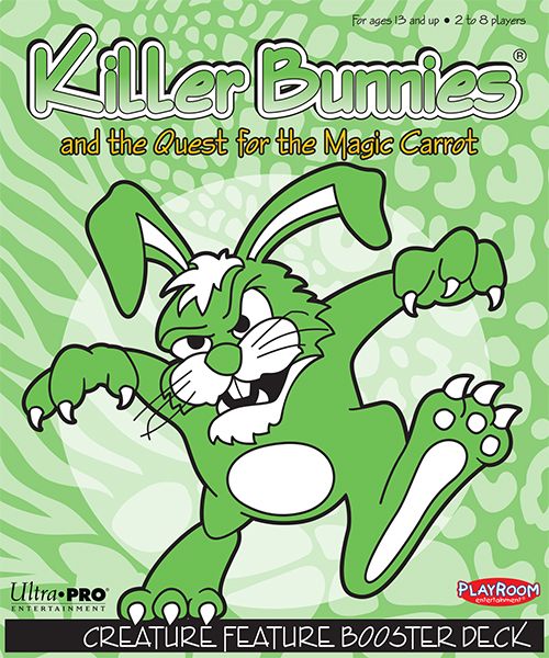 Killer Bunnies and the Quest for the Magic Carrot: Creature Feature Booster box art