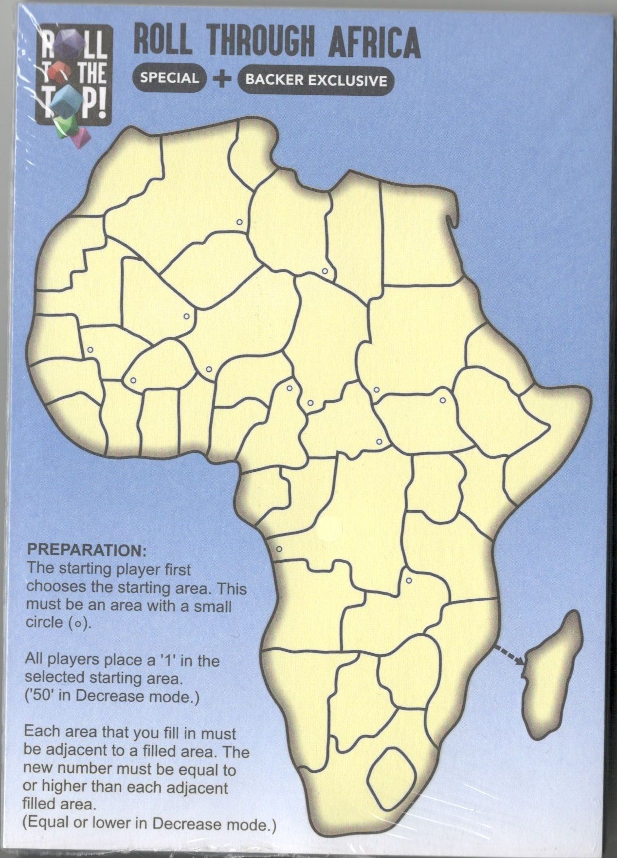 Roll to the Top!: Roll Through Africa box art