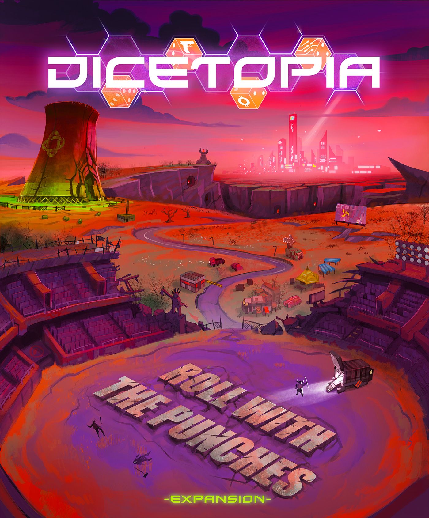 Dicetopia: Roll with the Punches doboz