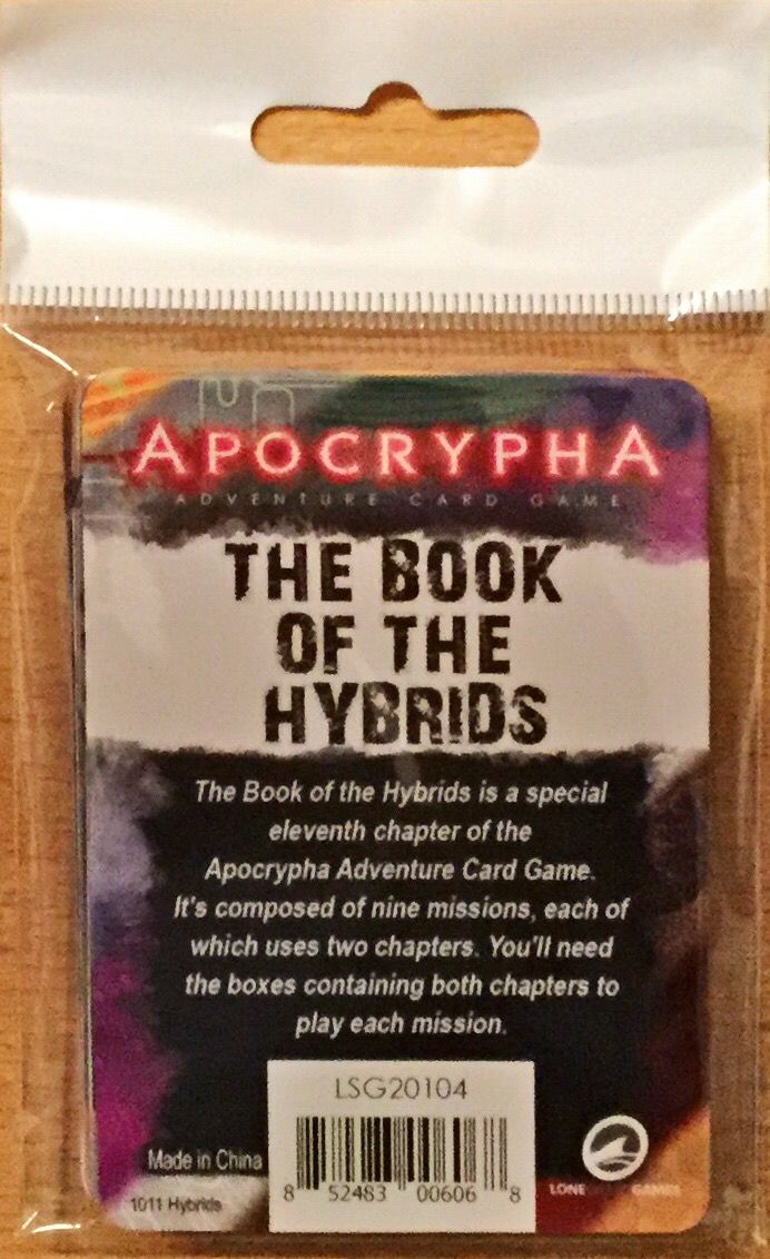 Apocrypha Adventure Card Game: The Book of the Hybrids doboz