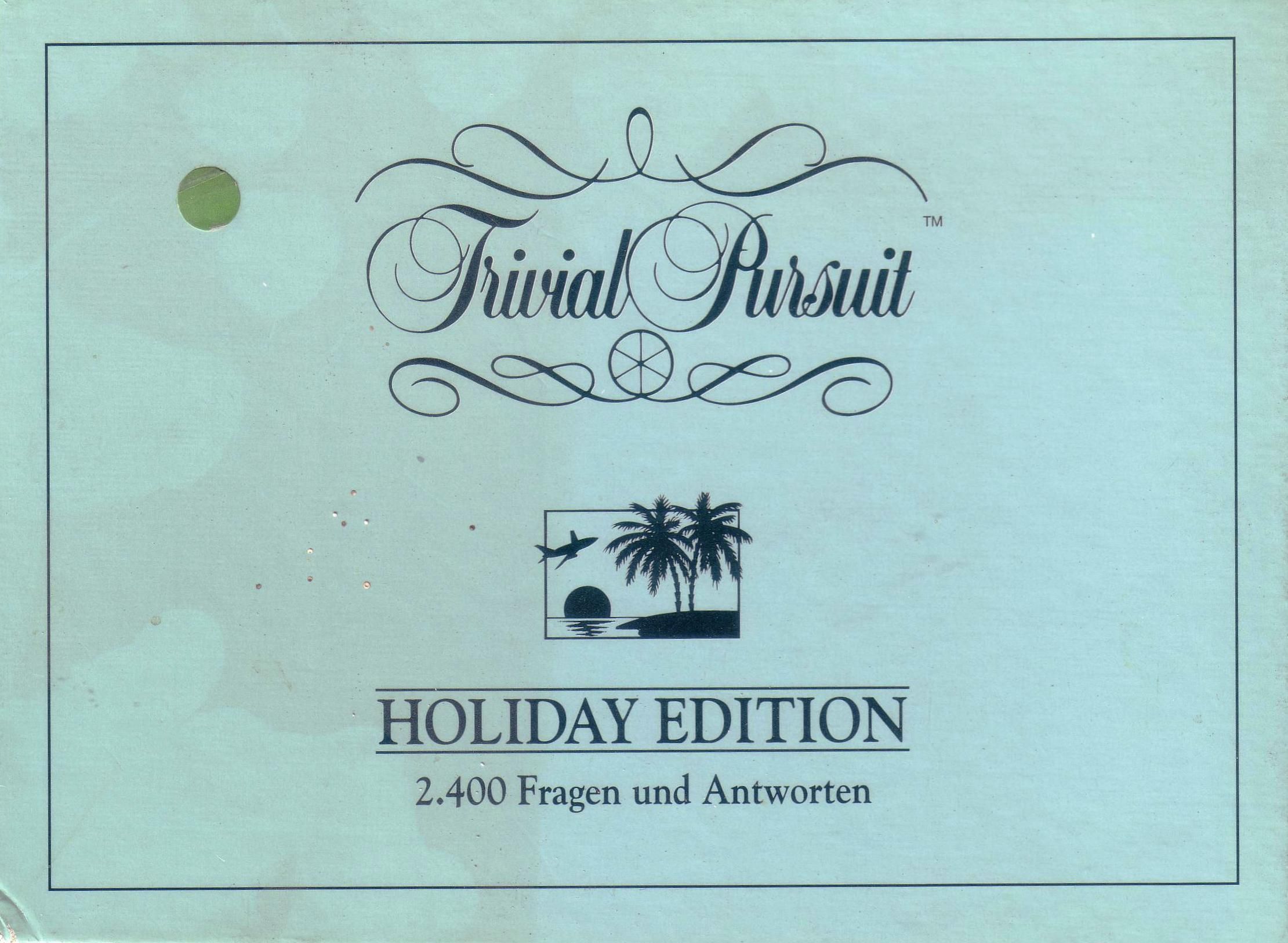 Trivial Pursuit: Holiday Edition doboz