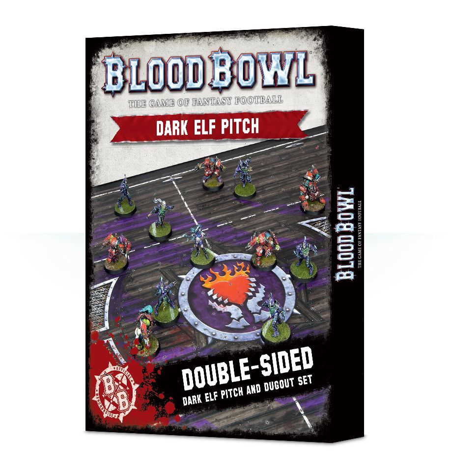 Blood Bowl (2016 edition): Dark Elf Pitch & Dugout Set box art