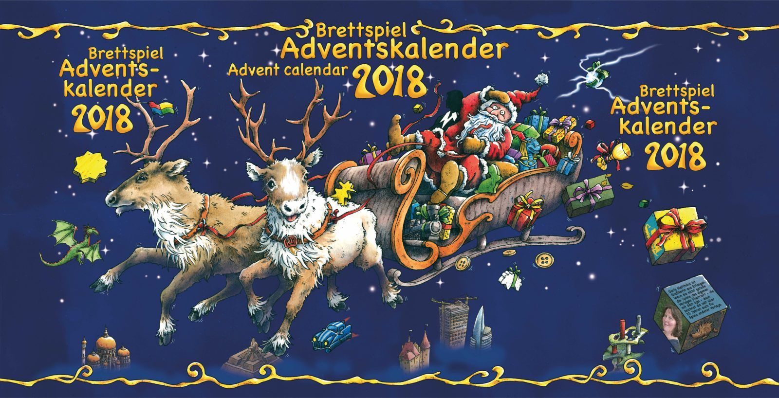 Brettspiel Adventskalender 2018 doboz