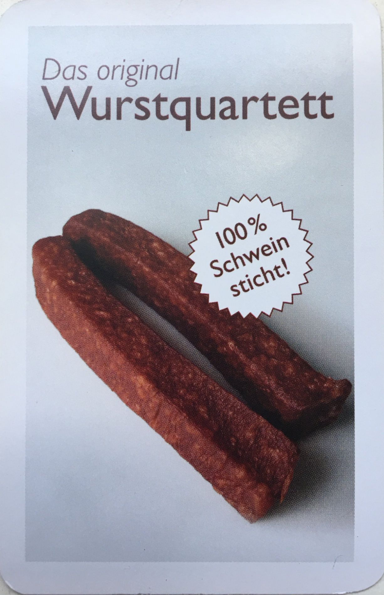 Wurstquartett (sausage quartette) box art