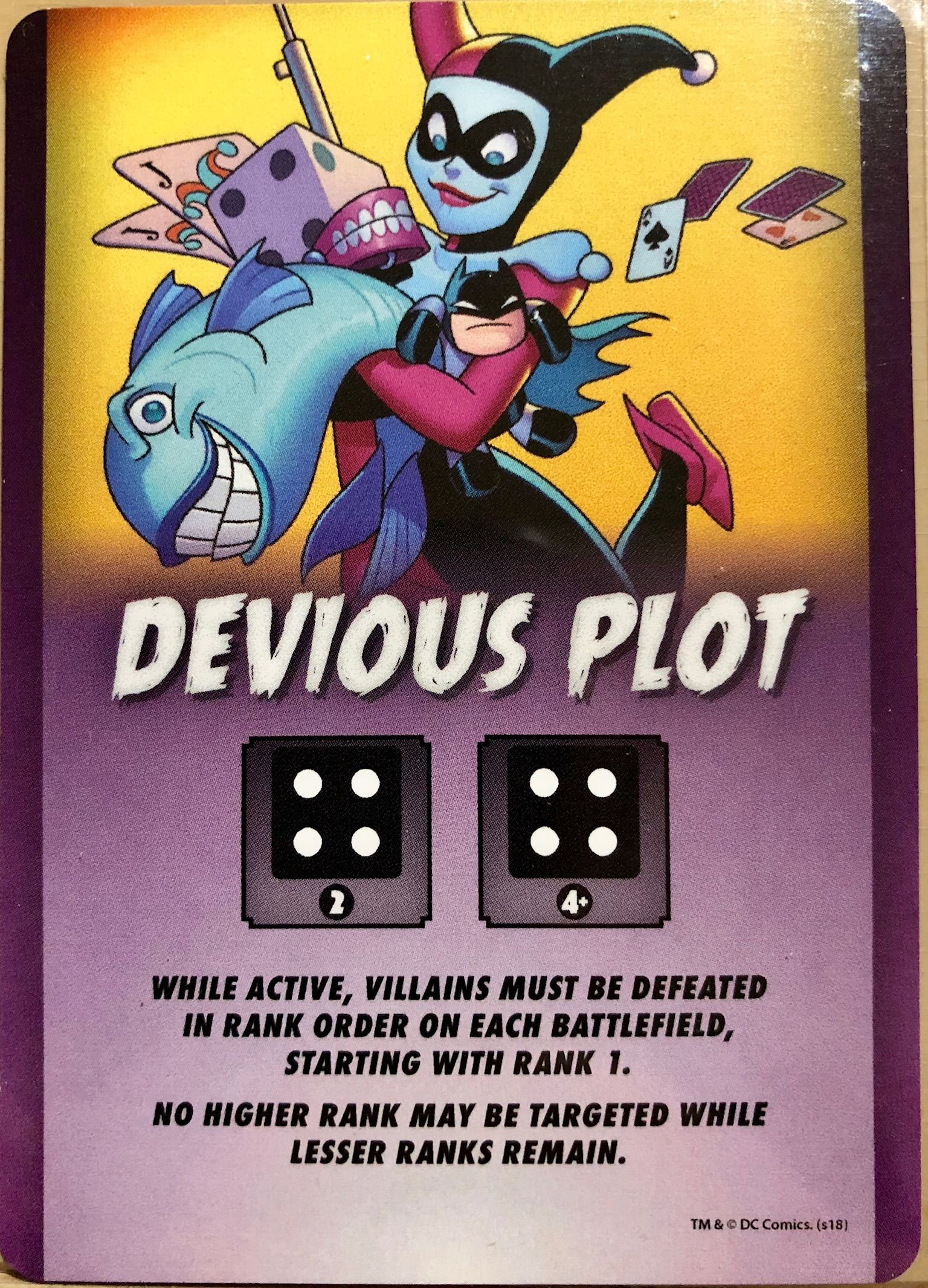 Batman: The Animated Series – Gotham City Under Siege: Devious Plot Promo Card box art