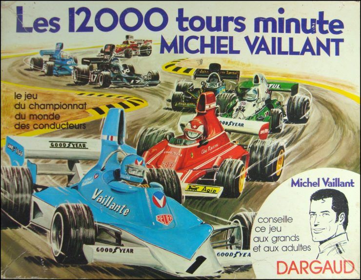 Les 12000 tours minute: Michel Vaillant box art