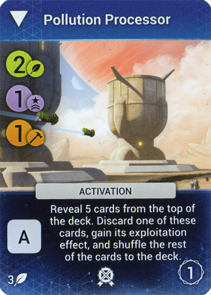 Master of Orion: The Board Game – Pollution Processor Promo Card box art