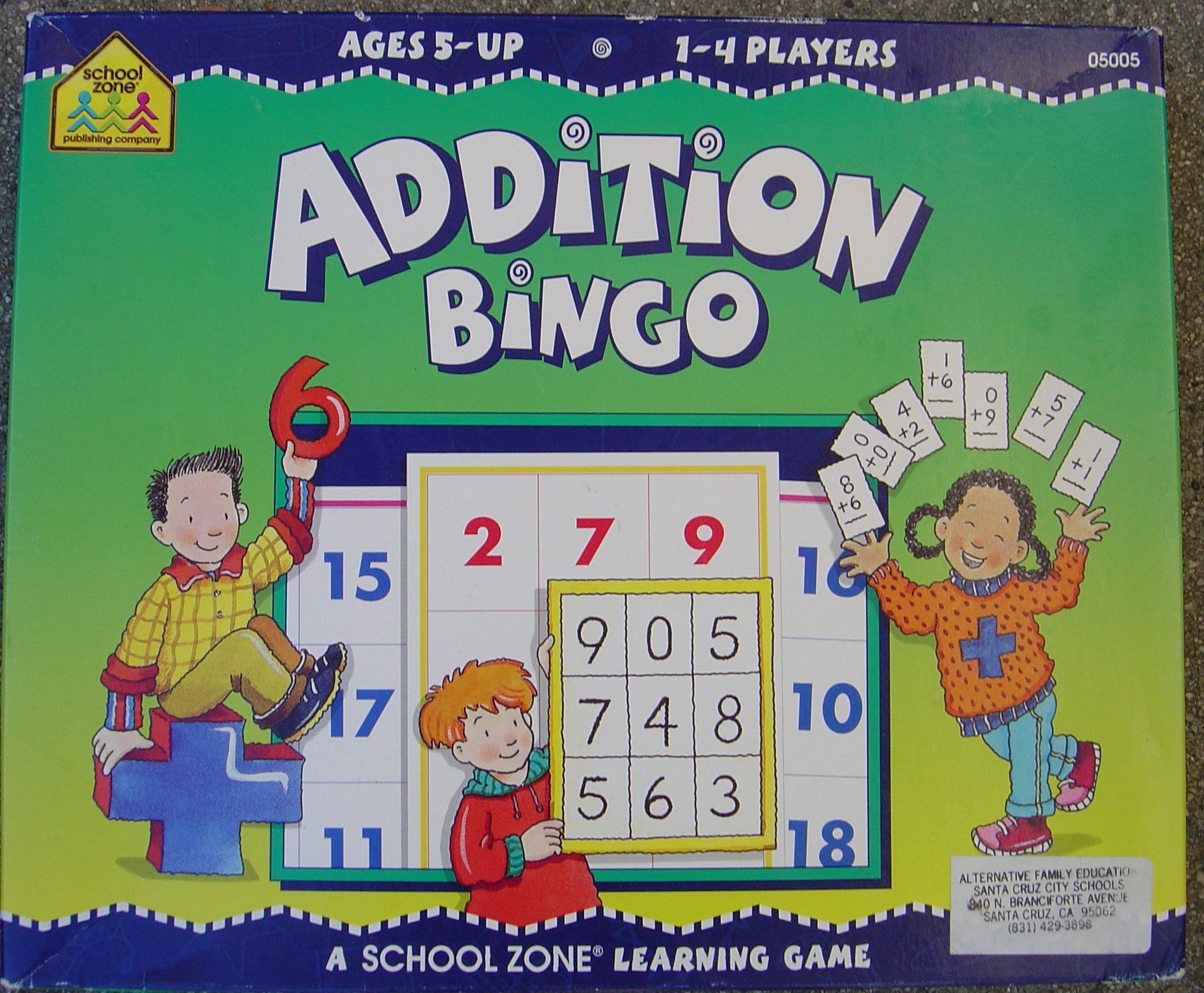 Addition Bingo box art