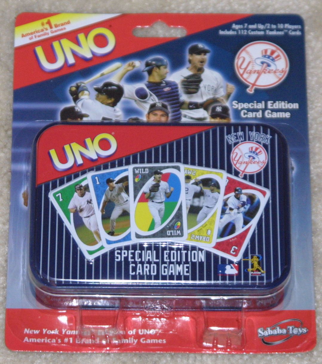 UNO: New York Yankees doboz