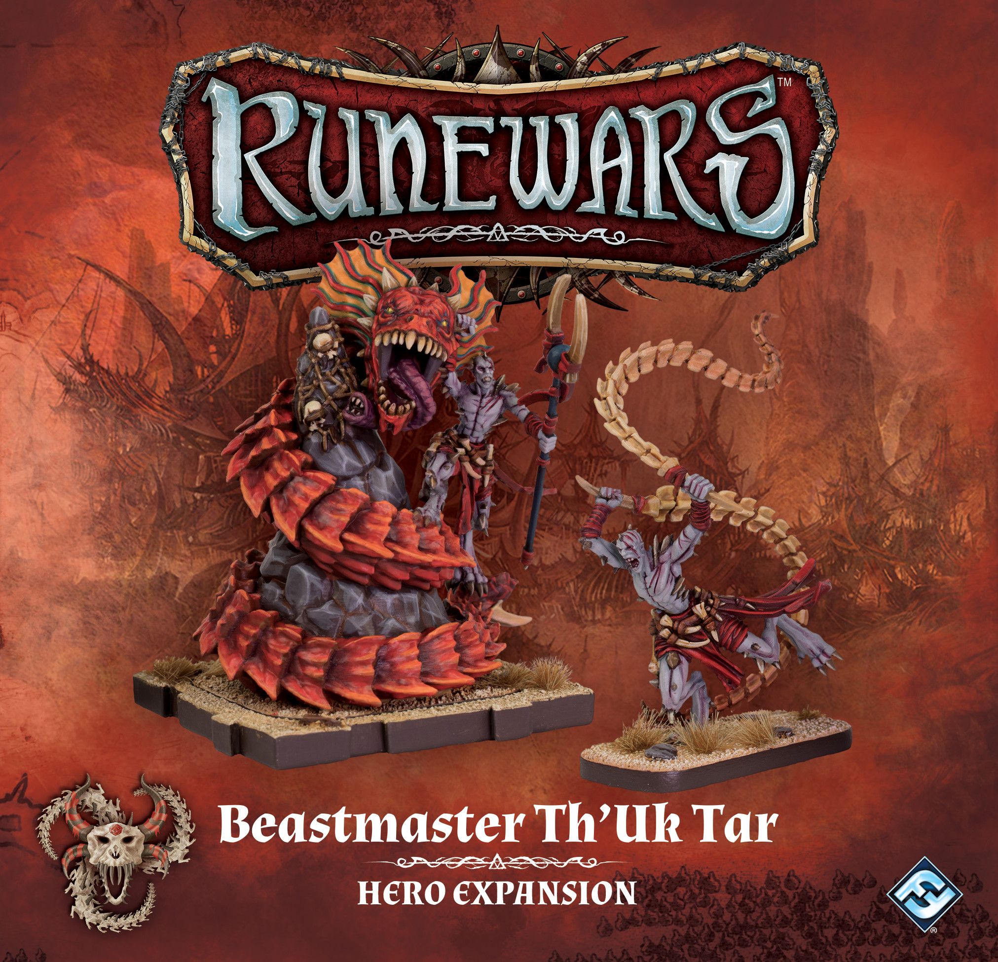 Runewars Miniatures Game: Beastmaster Th'Uk Tar – Hero Expansion box art