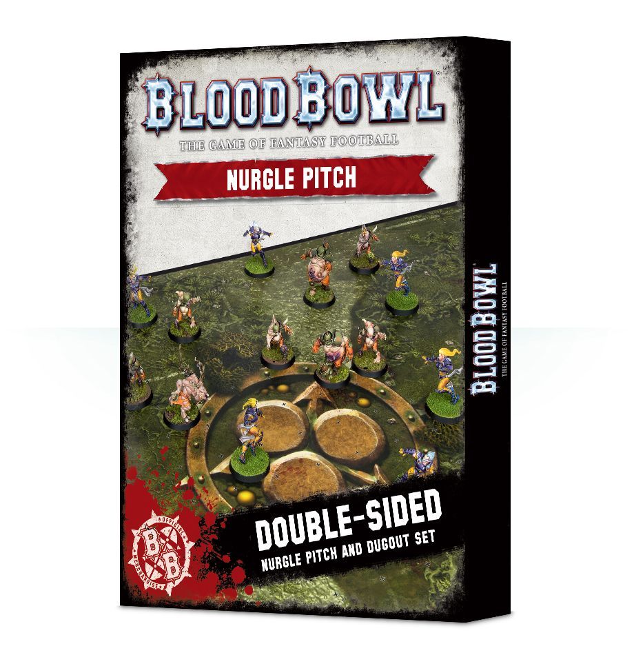 Blood Bowl (2016 edition): Nurgle Pitch & Dugout Set box art