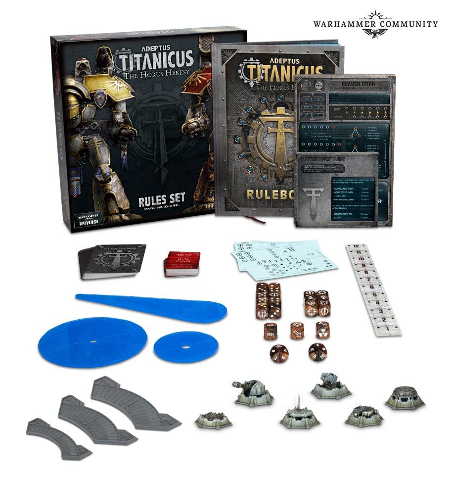Coperta Adeptus Titanicus: The Horus Heresy Rules Set