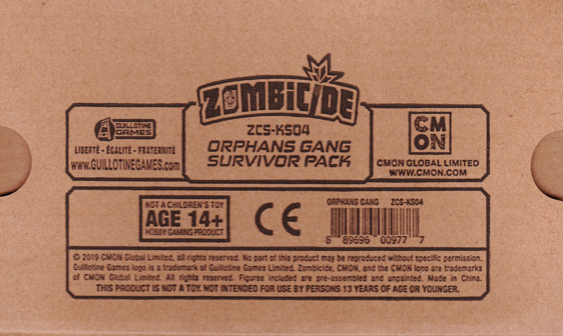Zombicide: Invader – Orphans Gang Survivor Pack box art