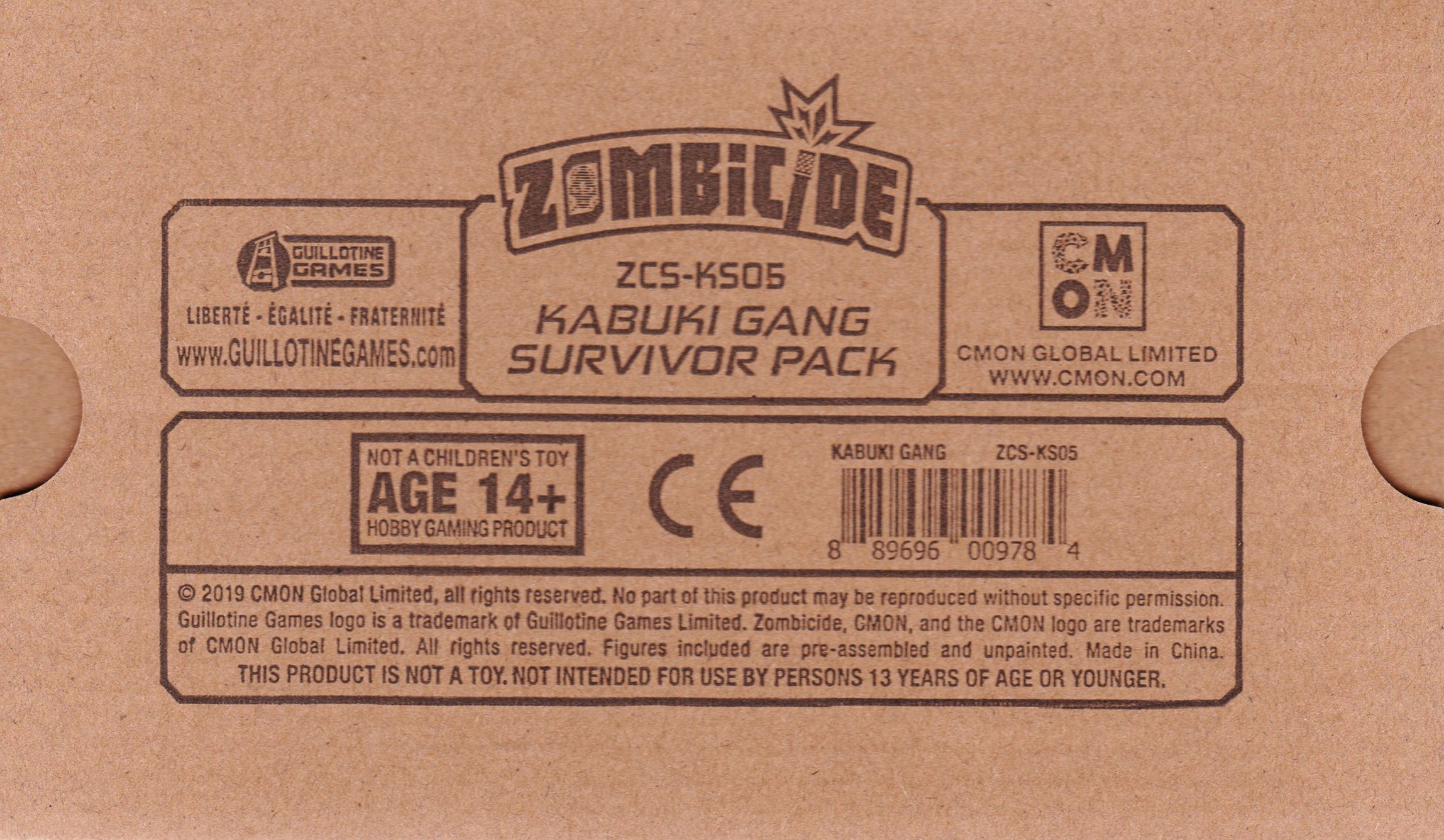 Zombicide: Invader – Kabuki Gang Survivor Pack box art