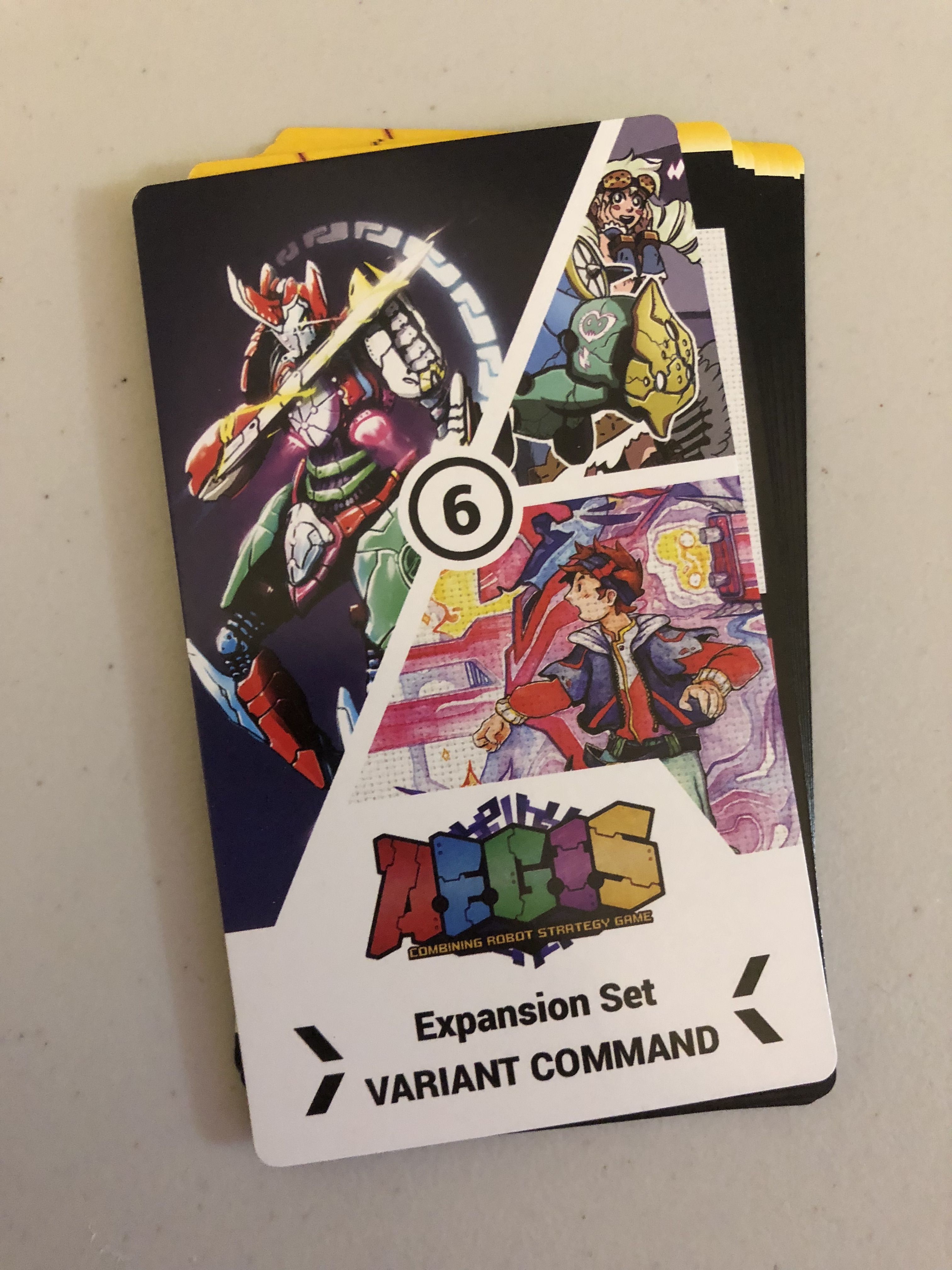 A.E.G.I.S.: Combining Robot Strategy Game – Variant Command Expansion doboz
