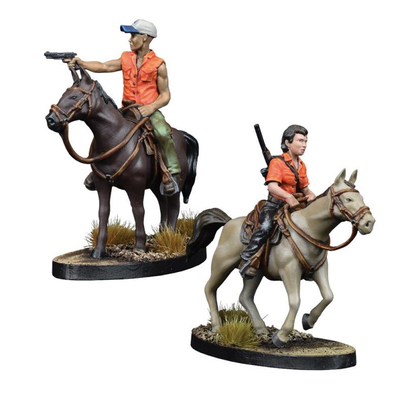 The Walking Dead: All Out War – Maggie and Glenn on Horseback Booster doboz