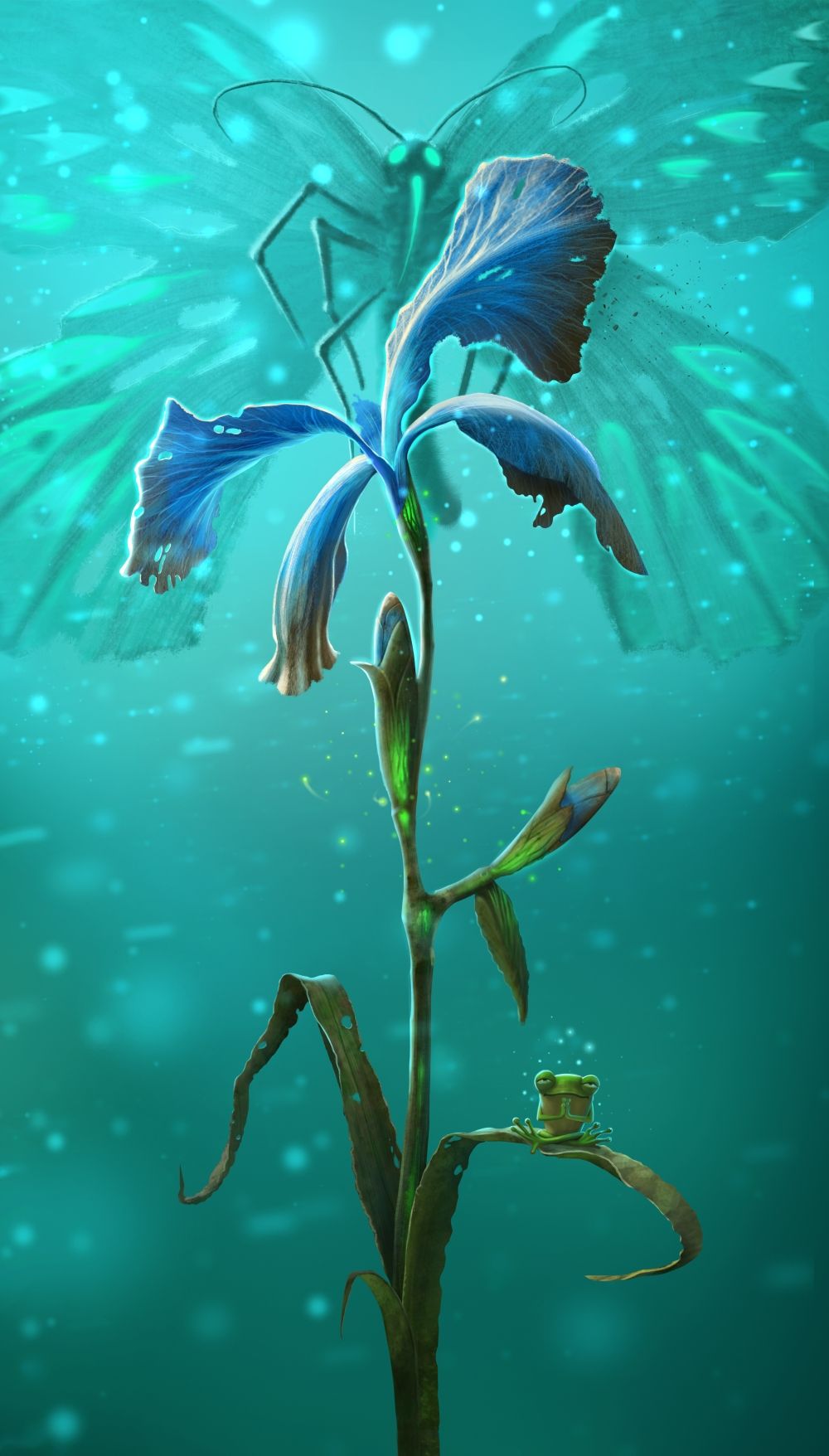 Blossoms: Night Iris Promo Card box art