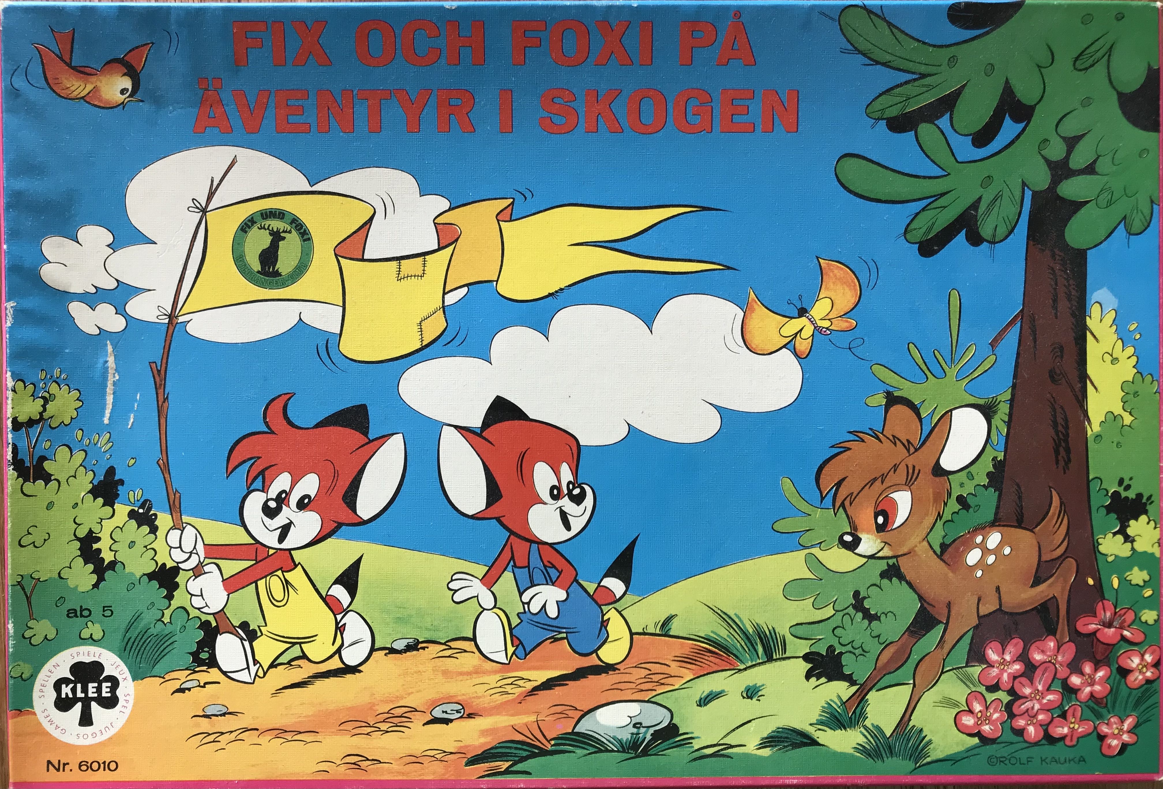 Fix och Foxi på äventyr i skogen doboz