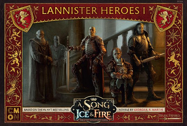 A Song of Ice & Fire: Tabletop Miniatures Game – Lannister Heroes I doboz